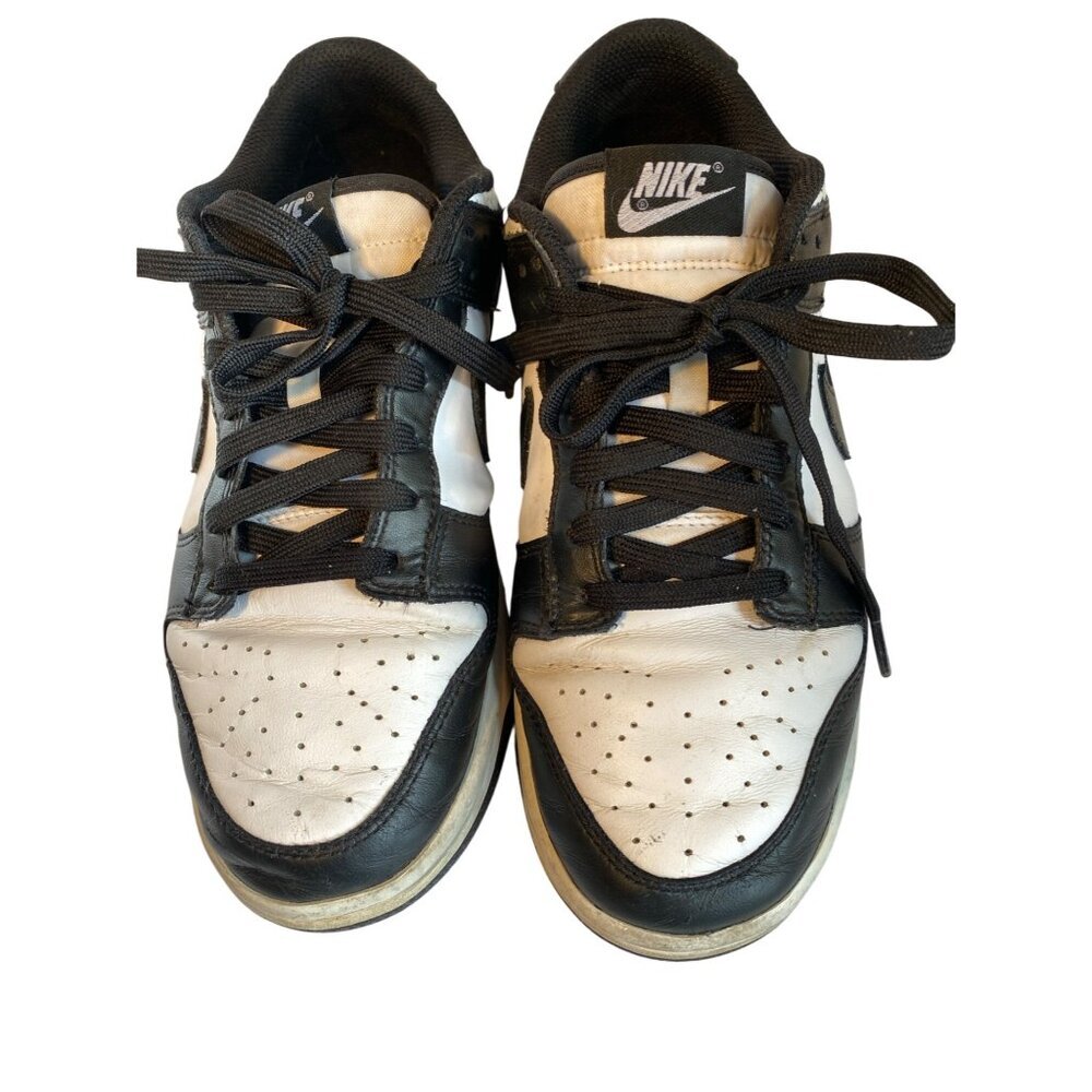 Vintage Nike Dunk Low Sneakers Black & White Mens Size 9.5